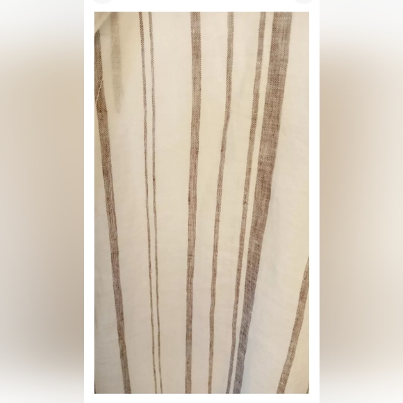 Johnny Was Zona Stripe Linen Jacket Large - Picture 8 of 12